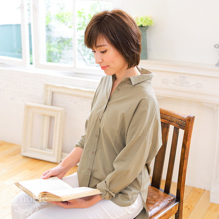 医療用ウィッグのアイリスショート/つむじからサイドまで自然にフィット