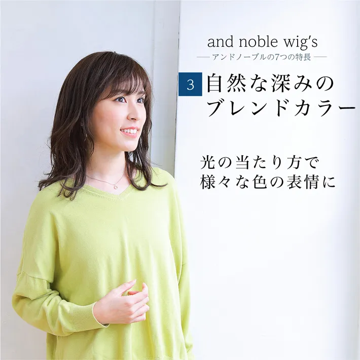 ���R�Ȑ[�݂̃u�����h�J���[��������̓�������ŗl�X�ȐF�̕\���