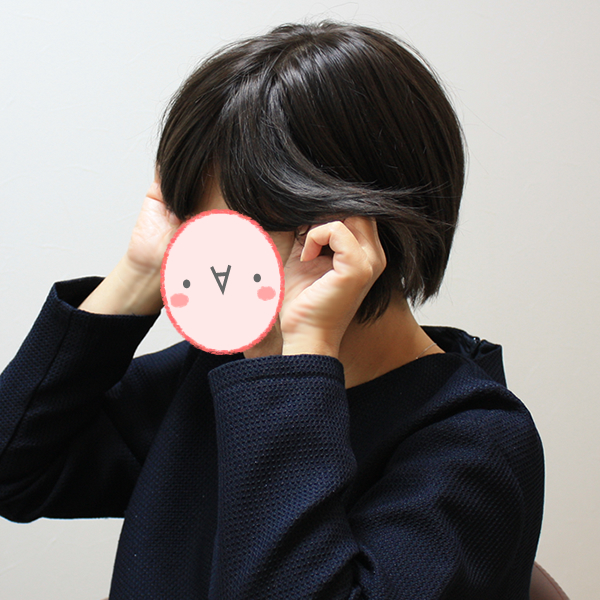 脱毛前でまだまだご自分の髪もあり、一人でうまく医療用ウィッグ着けられるか不安