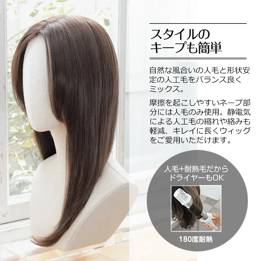 医療用ウィッグストーリー｜ロング｜ノーカットロング
