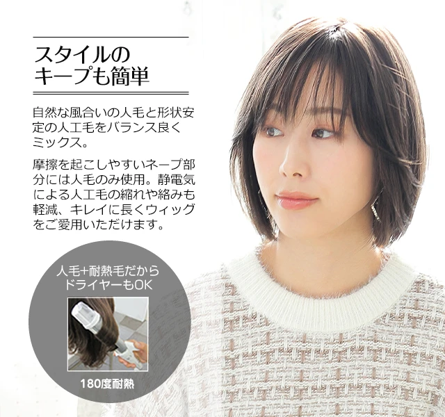 医療用ウィッグストーリー｜ミディアム｜ルヴェールボブ