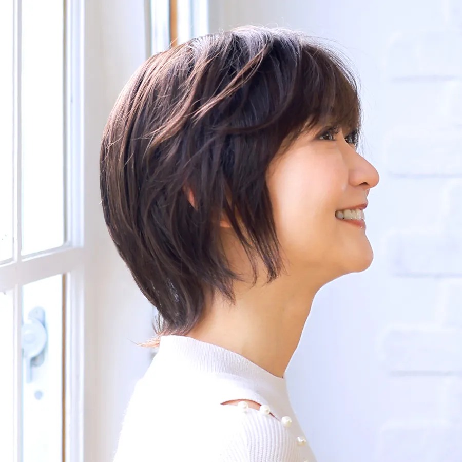 ��×p�E�B�b�O ���A���V���[�g �T�C�h�Ƀ����n���������O�n�l�V���[�g�ŁA�؂₩����Y����E�B�b�O�B